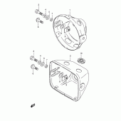 Схема вузла: Кожух фари для Suzuki TS125