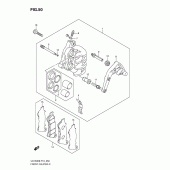 Схема узла: Передний тормозной суппорт для Suzuki UX150 Sixteen