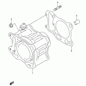 Схема вузла: Циліндр для Suzuki UH150 Burgman