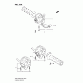 Схема узла: Пульт управления рулевой (Model k3) для Suzuki GSX-R750