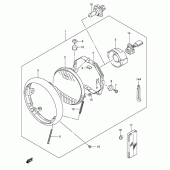 Схема вузла: Фара для Suzuki VS800 Boulevard S50