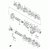 Схема вузла: Трансмісія для Suzuki VZ800 Marauder