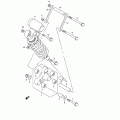 Схема вузла: Важіль прогресії для Suzuki GSX1300 Hayabusa