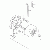 Схема вузла: Статор & Ротор для Suzuki RM250