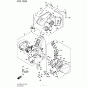 Схема вузла: Повітряний фільтр Suzuki VL1500 Boulevard C90 BOSS