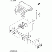 Схема узла: Задний фонарь (Стоп-сигнал) для Suzuki VZ1500 Boulevard M90