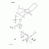 Схема узла: Подставка для Suzuki GSX-R750