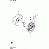 Схема вузла: Статор & Ротор для Suzuki GW250 Inazuma