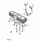 Схема узла: Цилиндр (Model l) для Suzuki GSX-R750
