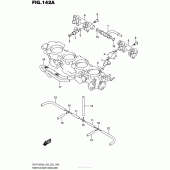 Схема вузла: Throttle Body Hose/Joint (Gsx-R1000L6 E03) для Suzuki GSX-R1000