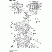 Схема узла: Картер двигателя для Suzuki GSX-R750