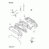 Схема вузла: Спідометр (An650ak7/ak8/ak9) для Suzuki AN650 Burgman (EU analogue of SkyWave)
