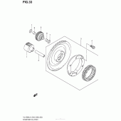 Схема вузла: Привід стартера Suzuki VL1500 Boulevard C90 BOSS