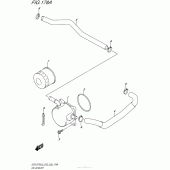 Схема вузла: Олійний охолоджувач для Suzuki GSX-S750