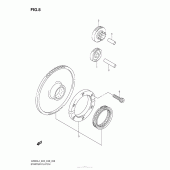 Схема вузла: Привід стартера Suzuki VZ800 Boulevard M50