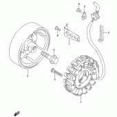 Схема вузла: Генератор для Suzuki GS500