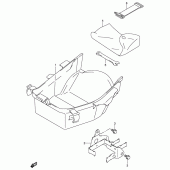 Схема узла: Ящик для багажа для Suzuki GSX1400
