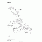 Схема узла: Приборная панель для Suzuki GSX1300 Hayabusa