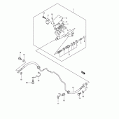 Схема вузла: Гідравлічний шланг зчеплення для Suzuki GSX1300 Hayabusa