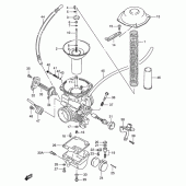 Схема вузла: Карбюратор для Suzuki LS650 Savage