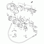 Схема вузла: Спідометр (Model s) для Suzuki RF600