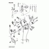 Схема вузла: Електропроводка (Dl650ak7/au3k7) для Suzuki DL650 V-Strom