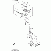 Схема вузла: Передній гальмівний циліндр Suzuki VL1500 Boulevard C90 BOSS