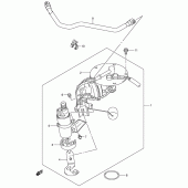 Схема узла: Топливный насос для Suzuki VL1500 Intruder C1500/ Boulevard C90