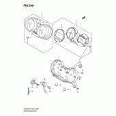 Схема вузла: Спідометр (Gsf650sak7/sak8/suak7/suak8) для Suzuki GSF650 Bandit