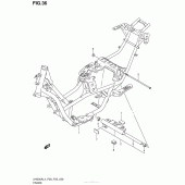 Схема узла: Рама для Suzuki UH200 Burgman