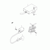 Схема вузла: Електроустаткування для Suzuki TS200