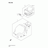 Схема узла: Сиденье (Vl800l1 e33) для Suzuki VL800 Boulevard C50T