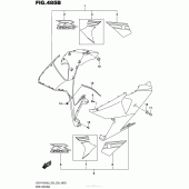 Схема вузла: Side Cowling (Ajp, jsp) для Suzuki GSX-R1000