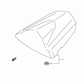 Схема вузла: Заглушка сидіння пасажира (Gsx-r600k4/u2k4/u3k4) для Suzuki GSX-R600