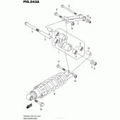 Схема вузла: Важіль прогресії для Suzuki AN400 Burgman (EU analogue of SkyWave)