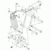 Схема вузла: Важіль прогресії (Model p/r/t) для Suzuki RGV250