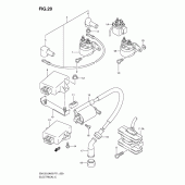 Схема вузла: Електроустаткування для Suzuki EN125