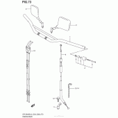 Схема вузла: Кермо & Тросики для Suzuki DR-Z400 DR-Z400S