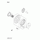 Схема узла: Привод стартера для Suzuki TU250