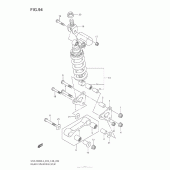 Схема узла: Рычаг прогрессии (Gsx-R600L3 E33) для Suzuki GSX-R600