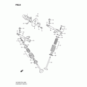 Схема узла: Camshaft-valve для Suzuki GZ125 Marauder