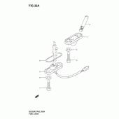 Схема вузла: Паливний кран (Model k7) для Suzuki GZ125 Marauder