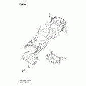 Схема узла: Заднее крыло для Suzuki GSF1250 Bandit