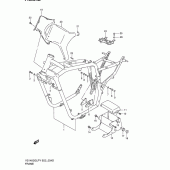 Схема вузла: Рама (Model k2/k3) для Suzuki VS1400 Intruder 1400
