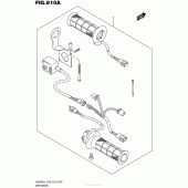 Схема вузла: Ручки з підігрівом (Опція) для Suzuki UH200 Burgman