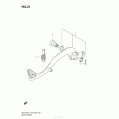Схема вузла: Лапка гальма для Suzuki RM-Z250