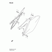 Схема вузла: Бічні панелі для Suzuki RM-Z250