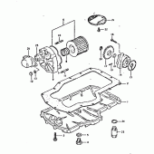 Схема узла: Масляный насос & Масляный фильтр для Suzuki GSX750