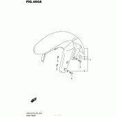 Схема вузла: Переднє крило для Suzuki VZ800 Boulevard M50