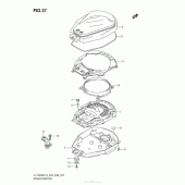 Схема вузла: Speedometer (Vl1500Btl3 E33) для Suzuki VL1500 Boulevard C90T BOSS